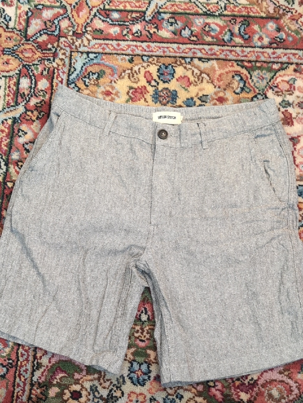 Taylor Stitch Light Gray Easy Shorts